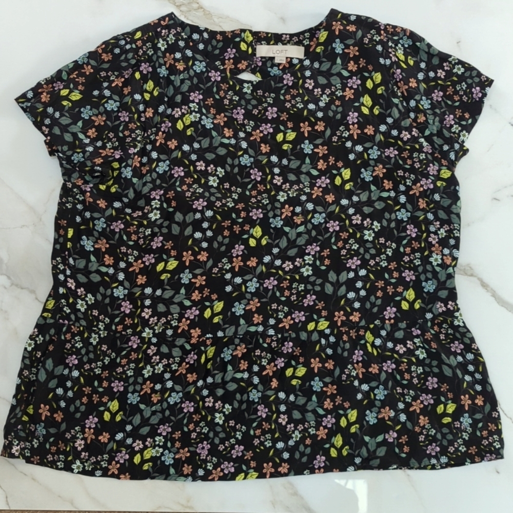 Loft peplum blouse